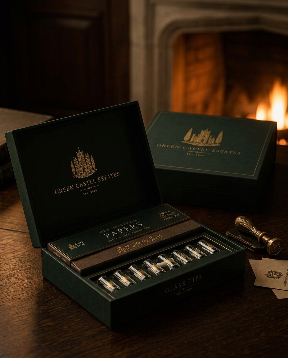Rolling Papers & Glass Tips Kit